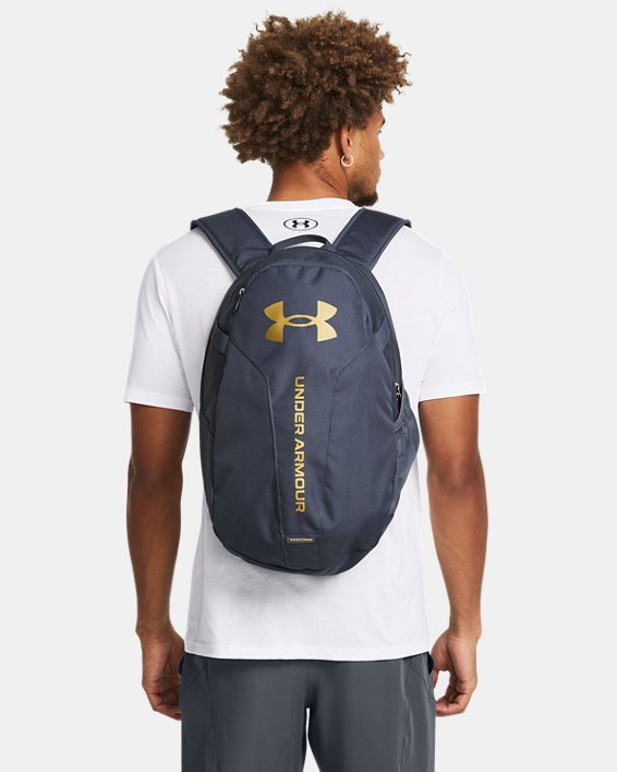 UA Hustle Lite Backpack in Gray image number 4